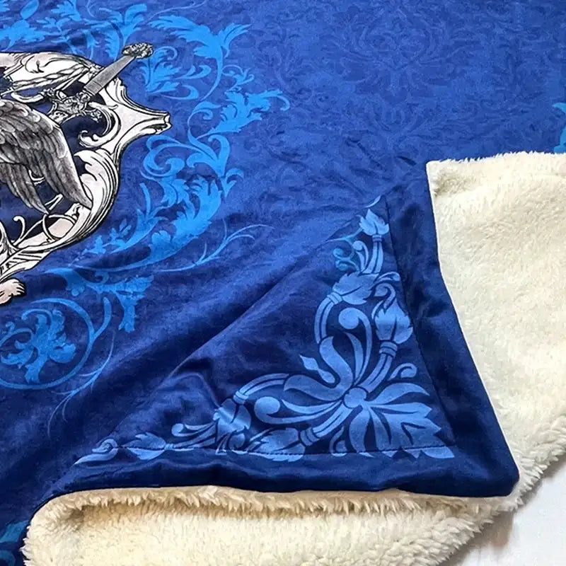Under The Oak Tree - Remdragon Knights Crest Blanket - WAVE WHALES - Blankets - Harumio Under The Oak Tree - Remdragon Knights Crest Blanket - WAVE WHALES - Blankets - Harumio