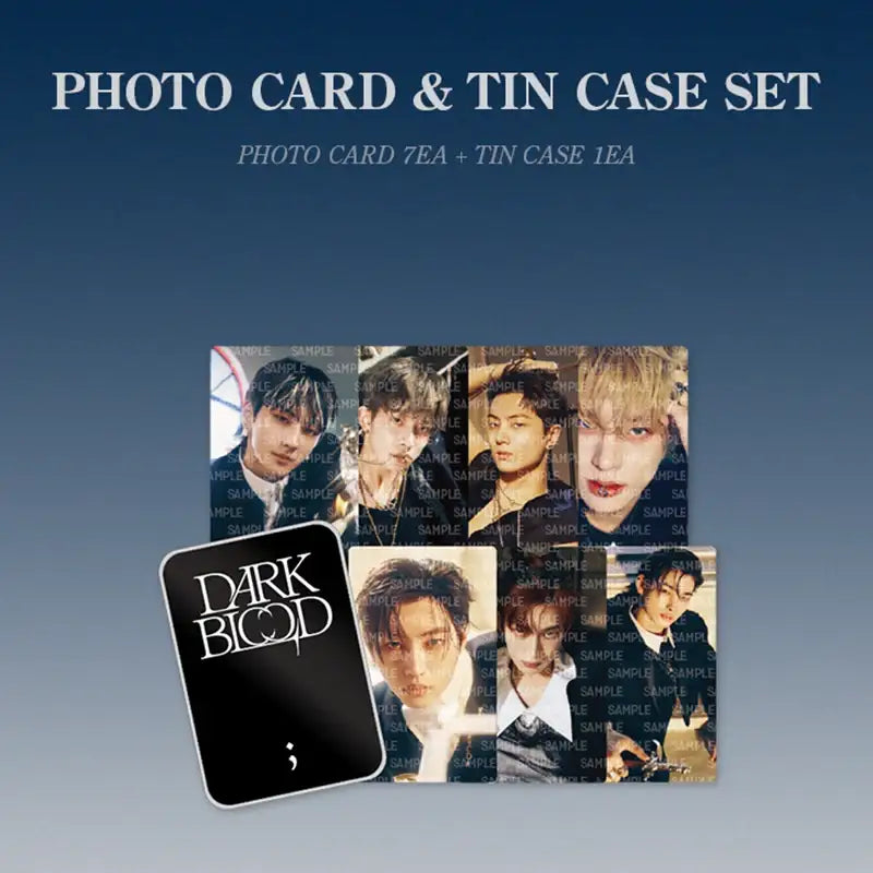 ENHYPEN - Dark Blood - Photo Card & Tin Case Set - ENHYPEN - Photocard - Harumio