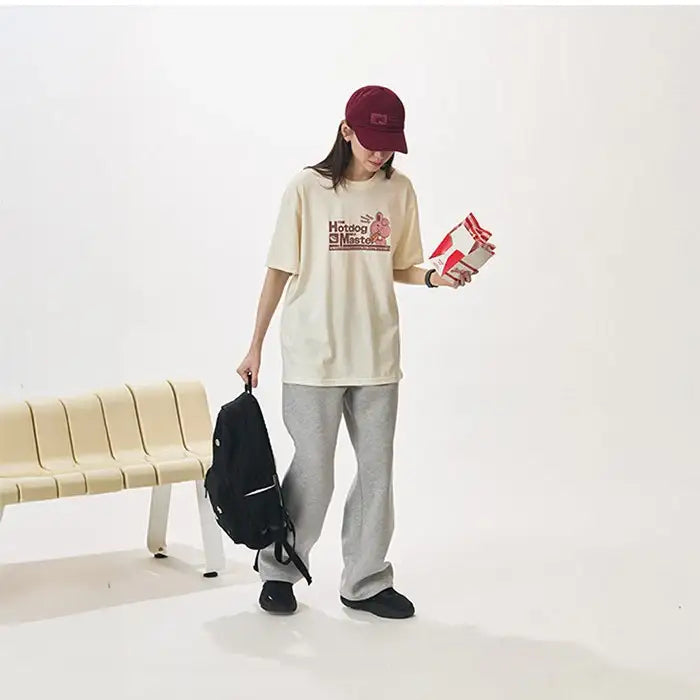 BT21 - COOKY The Hotdog No. 1 Master Short Sleeve T-Shirt - BT21 - T-Shirt - Harumio