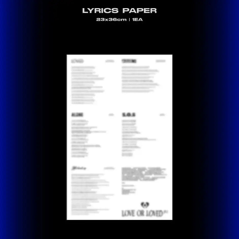 B.I - Love Or Loved Part. 2 - Sony Music - Album - Harumio B.I - Love Or Loved Part. 2 - Sony Music - Album - Harumio