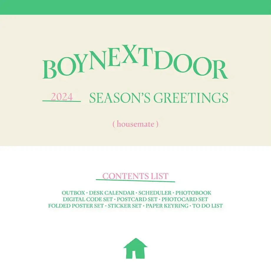 BOYNEXTDOOR - 2024 Season's Greetings - Soundwave Co., Ltd. / Starship Entertainment - Merchandise - Harumio