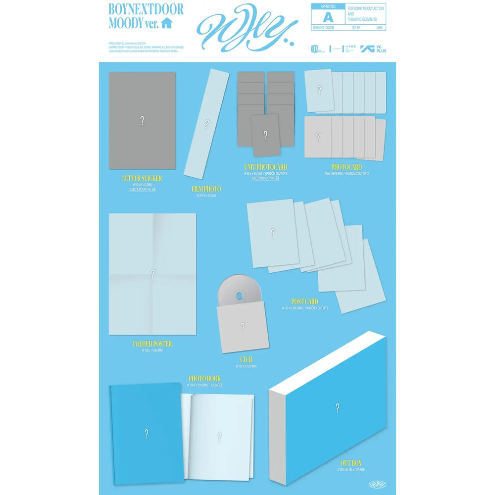 BOYNEXTDOOR - WHY.. : 1st EP Album (Standard Version) - BOYNEXTDOOR - Album - Harumio
