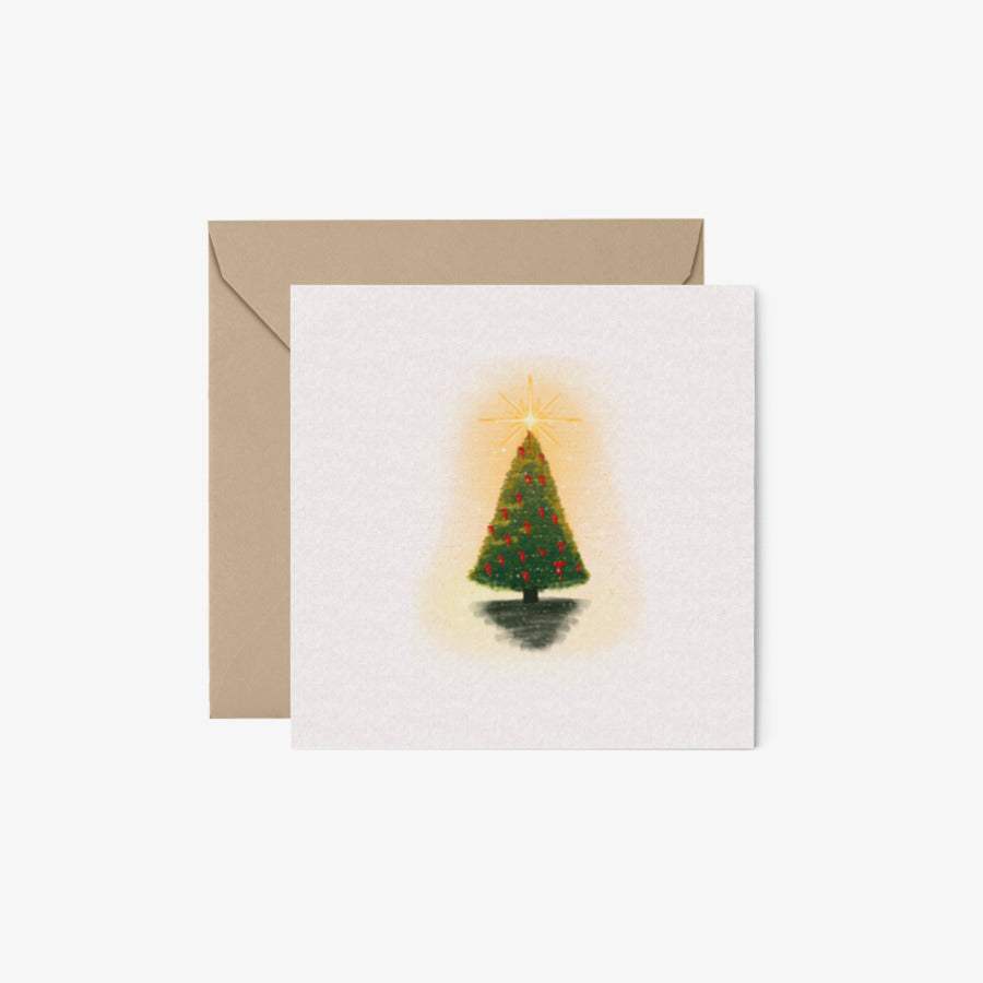 Dd Kkim - Christmas Tree Postcard & Envelope Set - Marpple Shop - Postcard - Harumio