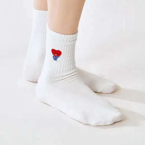 BT21 - TATA Embroidery Socks - BT21 - Socks - Harumio