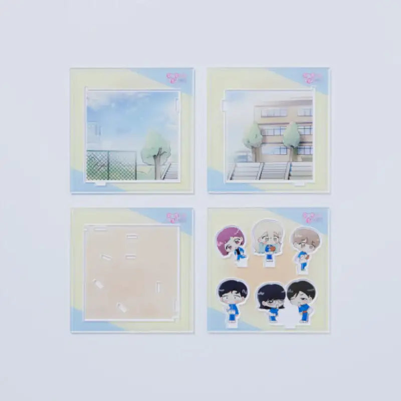I Only Want to Beat You - Acrylic Room Diorama - Webtoon Friends - Acrylic Stand - Harumio