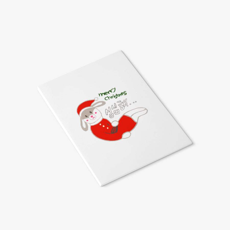 Anna Shop - Christmas Bored Rabbit A5 Pad - Marpple Shop - Notebook - Harumio