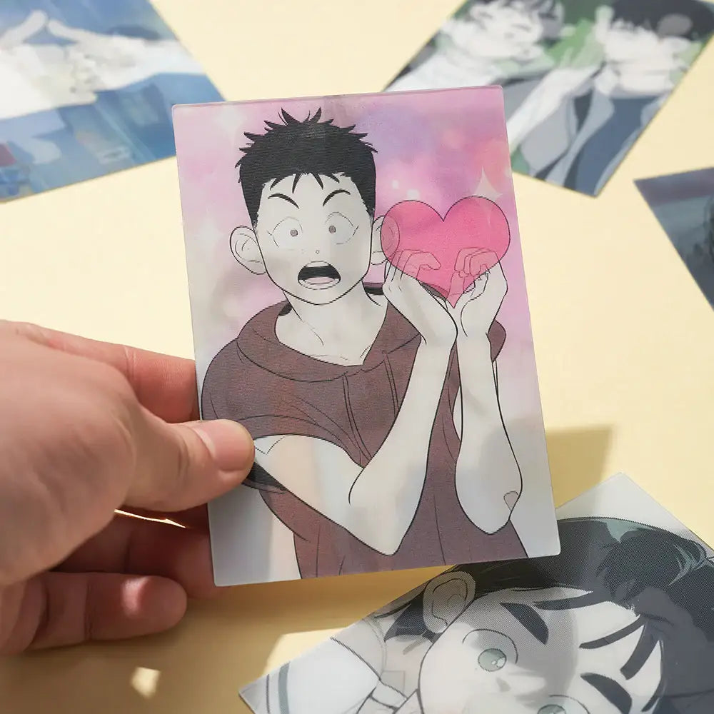 After School Lessons For Unripe Apples - Lenticular Postcard - Webtoon Friends - Lenticular Postcard - Harumio After School Lessons For Unripe Apples - Lenticular Postcard - Webtoon Friends - Lenticular Postcard - Harumio