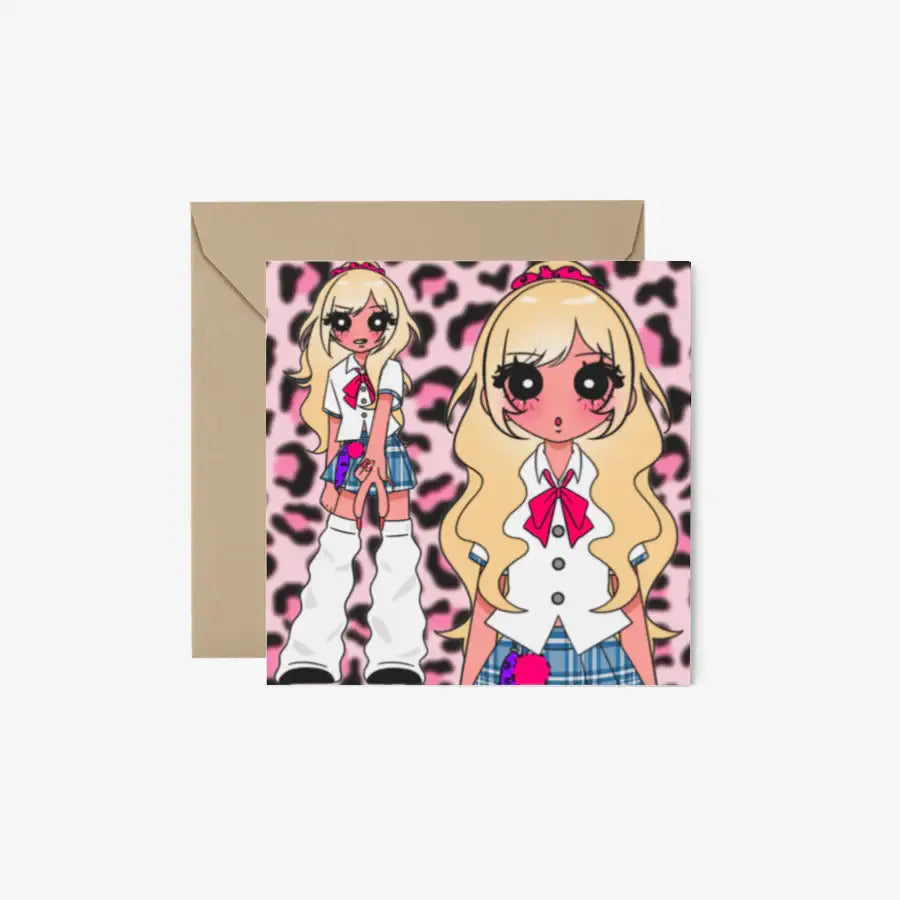 Mimpangji - Chorits Gyaru Postcard & Envelope Set - Marpple Shop - Postcard - Harumio