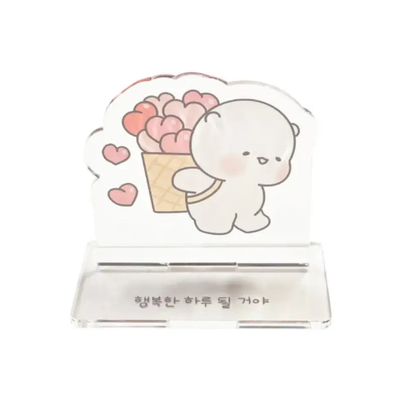 Ggongdal x Artrank - Healing Bear Acrylic Stand - ARTRANK - Acrylic Stand - Harumio