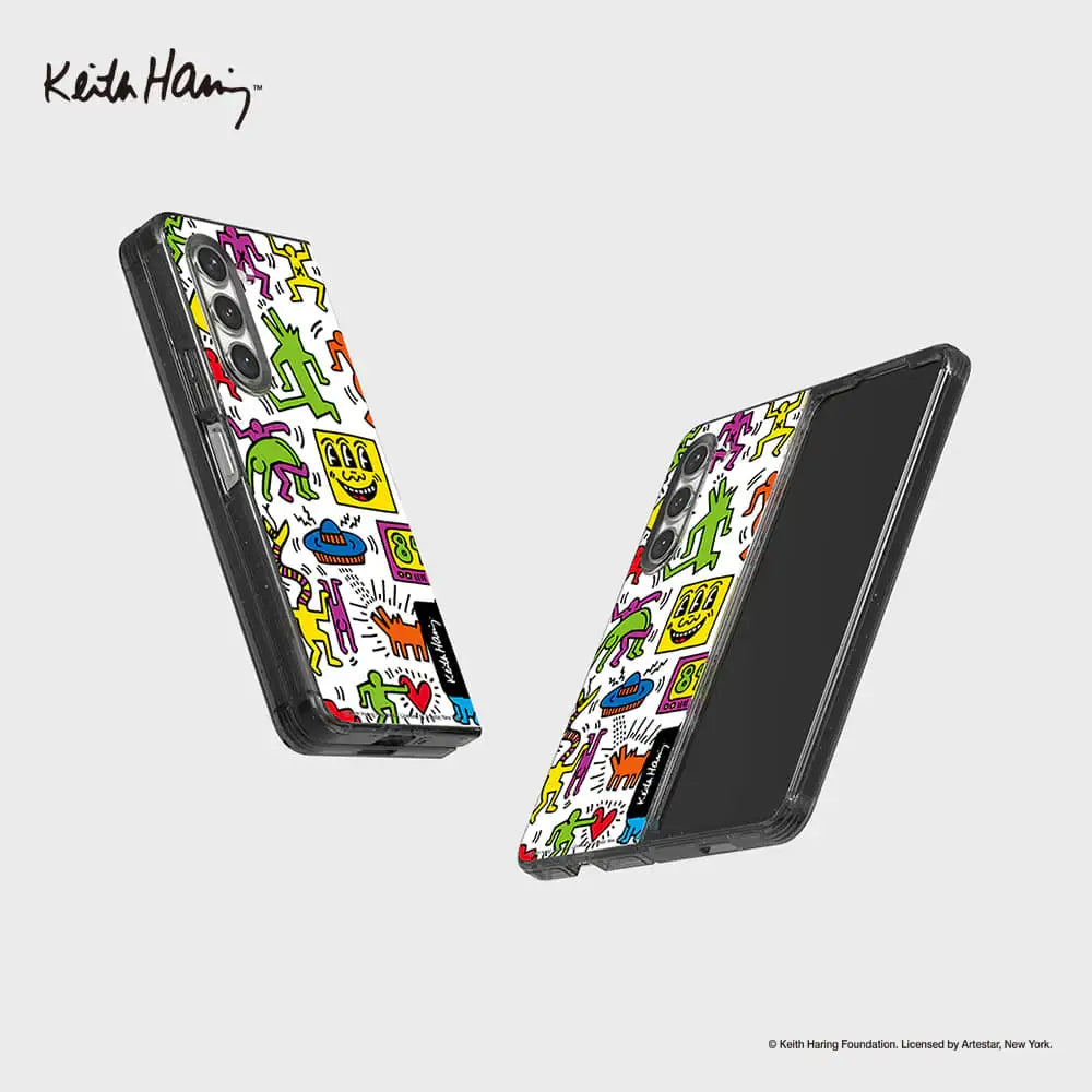 SLBS - Keith Haring Pattern Eco Lens Case (Galaxy Z Fold5) - SLBS - Home & Living, Accessories - Harumio SLBS - Keith Haring Pattern Eco Lens Case (Galaxy Z Fold5) - SLBS - Home & Living, Accessories - Harumio