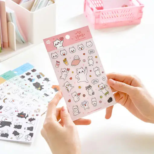 Meow Man - Emoticon Sticker - Webtoon Friends - Home & Living, Accessories - Harumio Meow Man - Emoticon Sticker - Webtoon Friends - Home & Living, Accessories - Harumio