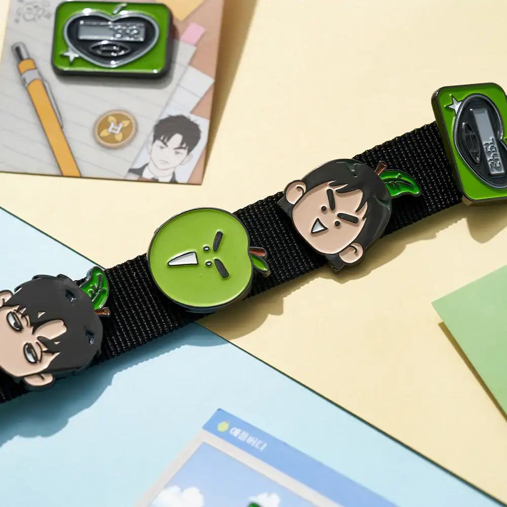 After School Lessons For Unripe Apples - Metal Badge - Webtoon Friends - Metal Badges - Harumio