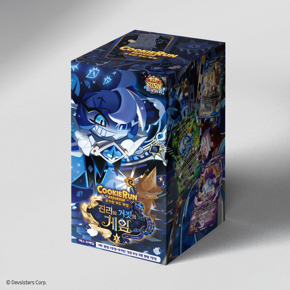 Cookie Run - Braverse Card Game Booster Pack 9 BOX (A Game of Truth and Deceit) Cookie Run - Braverse Card Game Booster Pack 9 BOX (A Game of Truth and Deceit)