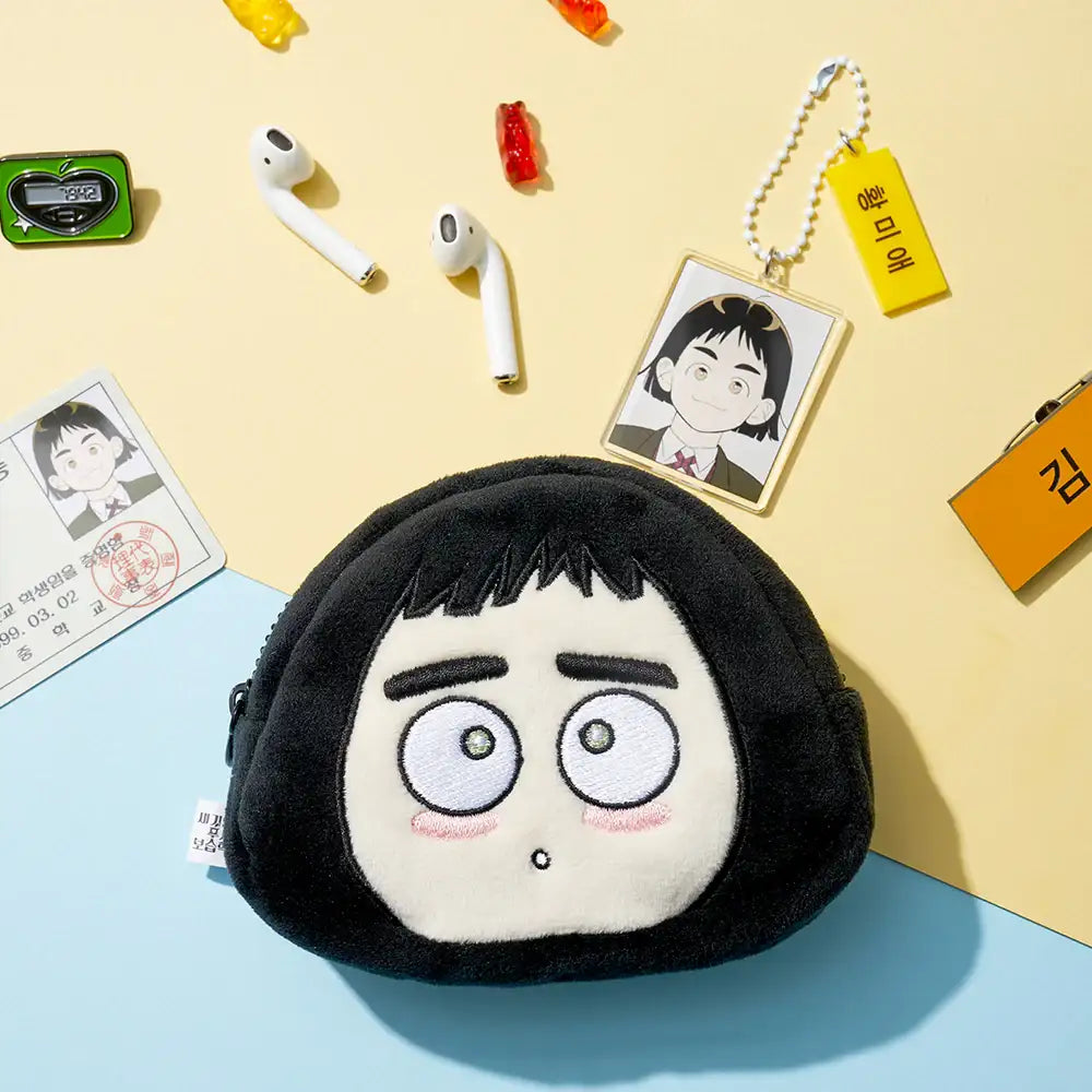 After School Lessons For Unripe Apples - Miae Face Pouch - Webtoon Friends - Pouch - Harumio