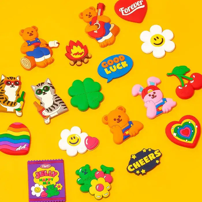 Wiggle Wiggle - PVC Magnet Set - Wiggle Wiggle - Magnet - Harumio