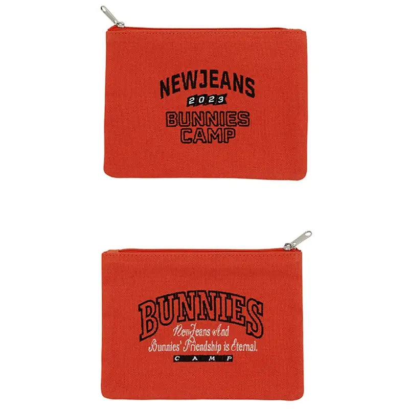 NewJeans - Bunnies Camp Fabric Pouch - NewJeans - Pouch - Harumio NewJeans - Bunnies Camp Fabric Pouch - NewJeans - Pouch - Harumio