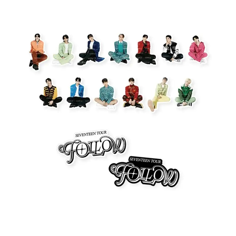 SEVENTEEN - Follow - Sticker Set - SEVENTEEN - sticker - Harumio