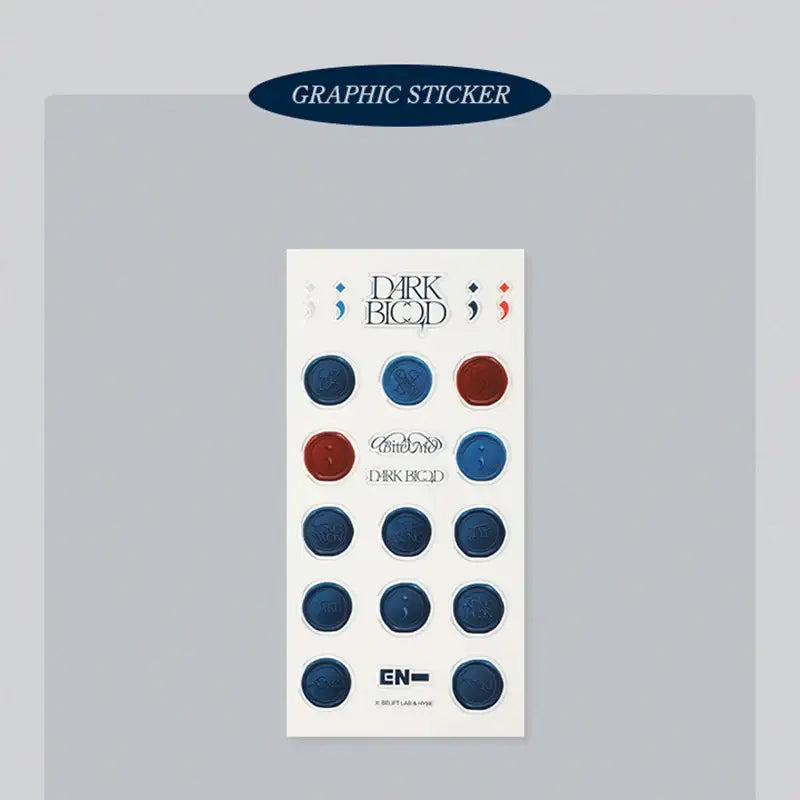 ENHYPEN - Dark Blood - Photo Sticker Set - ENHYPEN - Stickers - Harumio ENHYPEN - Dark Blood - Photo Sticker Set - ENHYPEN - Stickers - Harumio