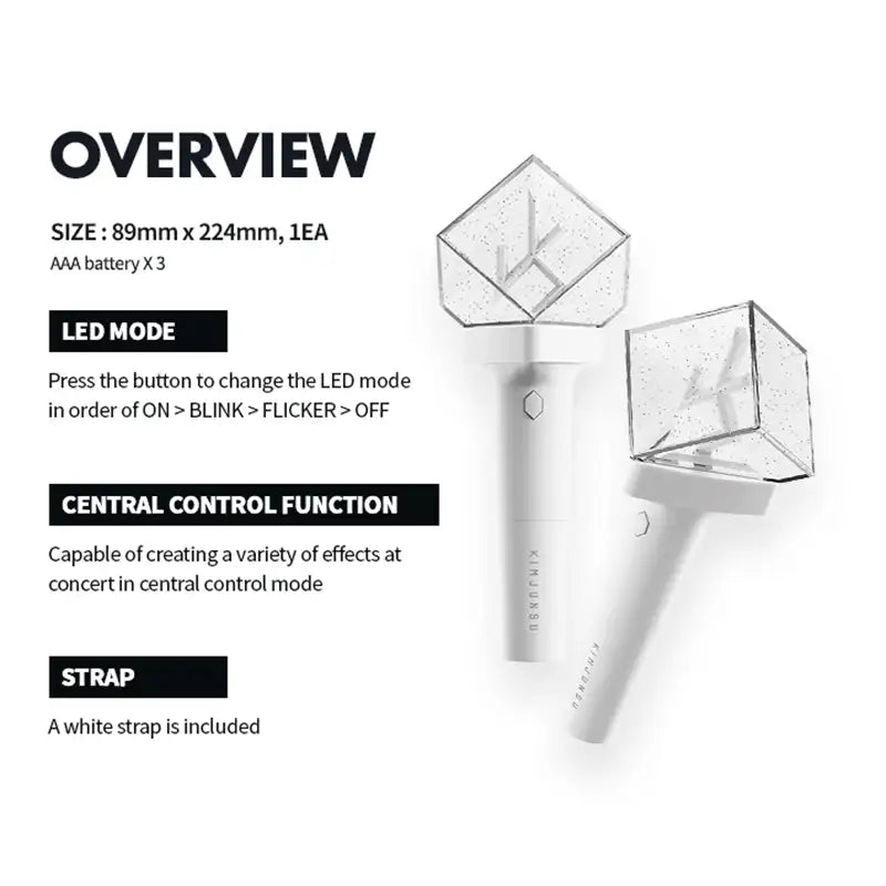 KIMJUNSU - Official Light Stick : Coconut Bong - KIMJUNSU - Light Stick - Harumio KIMJUNSU - Official Light Stick : Coconut Bong - KIMJUNSU - Light Stick - Harumio