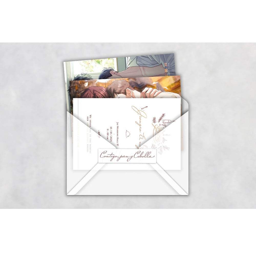 Off the Plate - Wedding Invitation Set - PolarFox - Package - Harumio