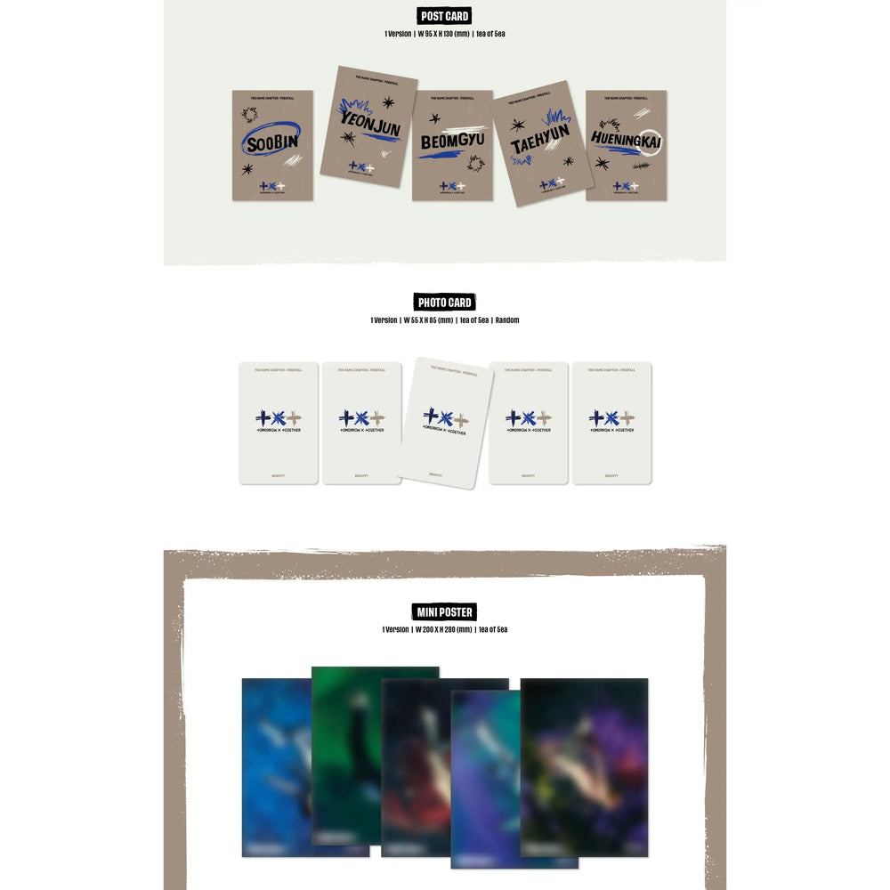 Tomorrow x Together (TXT) - The Name Chapter: Freefall : 3rd Full Album (Gravity Version) - Tomorrow x Together (TXT) - Album - Harumio Tomorrow x Together (TXT) - The Name Chapter: Freefall : 3rd Full Album (Gravity Version) - Tomorrow x Together (TXT) - Album - Harumio