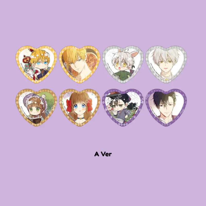 Who Made Me a Princess x Toonique - Heart Can Badge Set (Random) - Toonique - Can Badge - Harumio