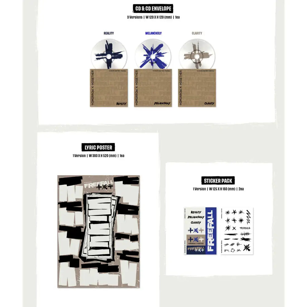 Tomorrow x Together (TXT) - The Name Chapter: Freefall : 3rd Full Album (Standard Version) - Tomorrow x Together (TXT) - Album - Harumio Tomorrow x Together (TXT) - The Name Chapter: Freefall : 3rd Full Album (Standard Version) - Tomorrow x Together (TXT) - Album - Harumio