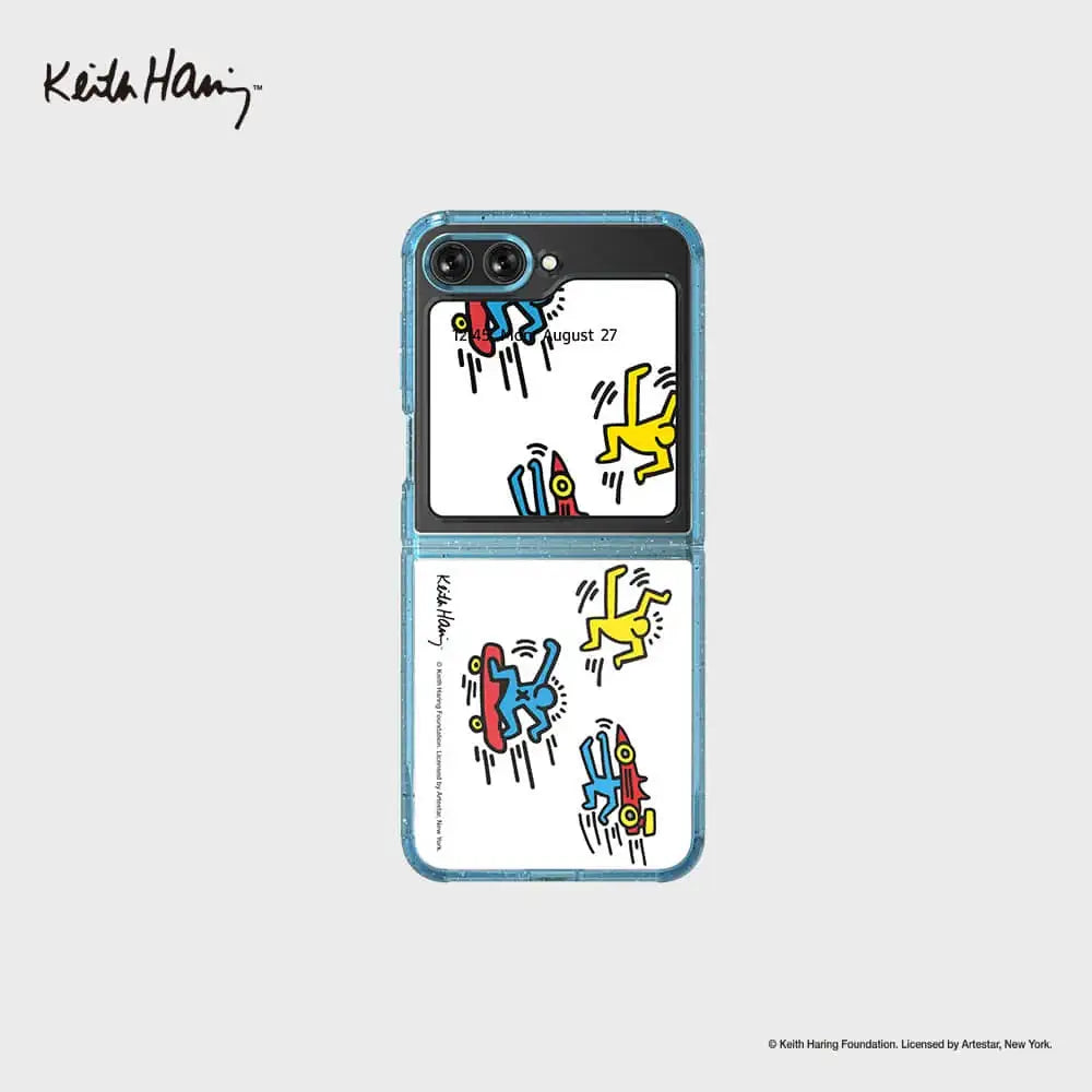 SLBS - Keith Haring People Eco Lens Case (Galaxy Z Flip5) - SLBS - Home & Living, Accessories - Harumio SLBS - Keith Haring People Eco Lens Case (Galaxy Z Flip5) - SLBS - Home & Living, Accessories - Harumio