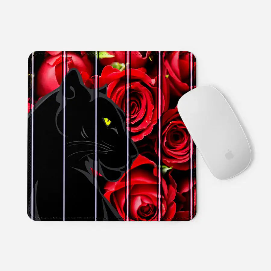 Ppyostyle - Black Panther Square Mousepad - Marpple Shop - Mousepad - Harumio