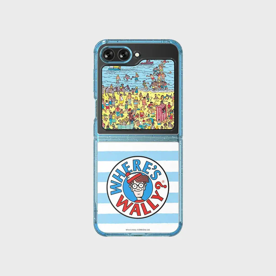 SLBS - Find Wally Striped Suit Phone Case (Galaxy Z Flip5) - SLBS - Home & Living, Accessories - Harumio