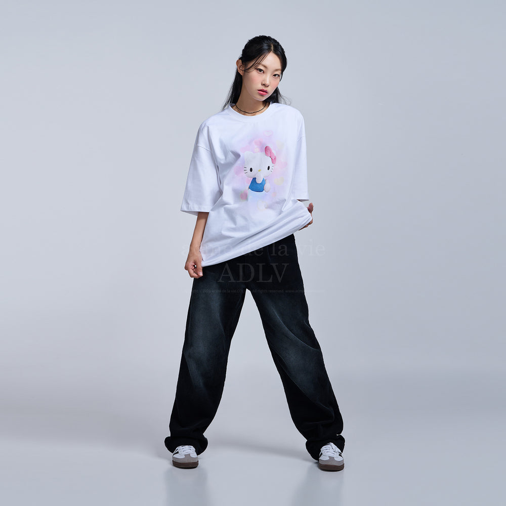 ADLV x Hello Kitty - 3D Artwork Short Sleeve T-Shirt