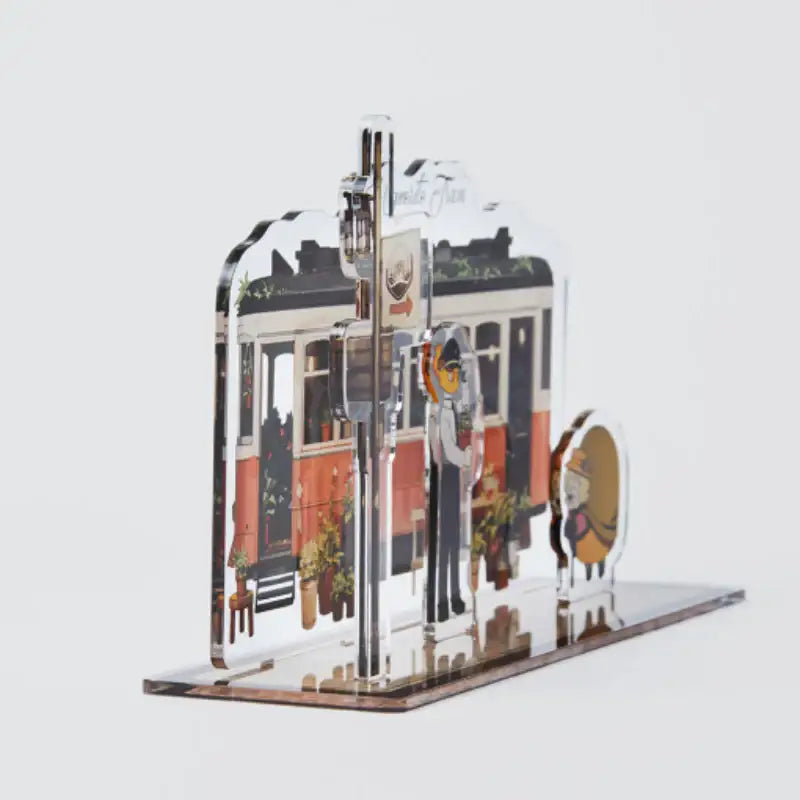 Marguerite Tram - Diorama Acrylic Stand - Webtoon Friends - Acrylic Stand - Harumio