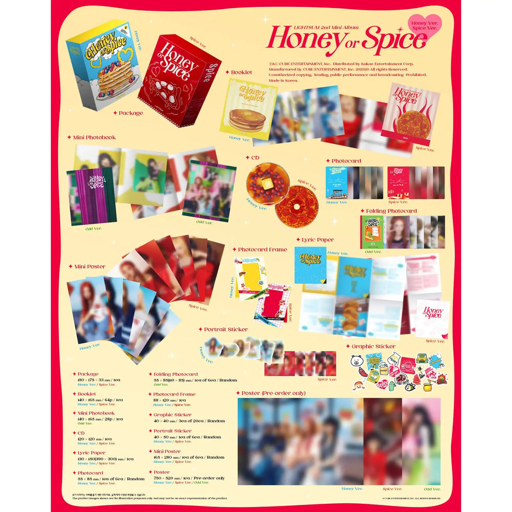 LIGHTSUM - Honey or Spice : Mini Album Vol. 2 - LIGHTSUM - Album - Harumio