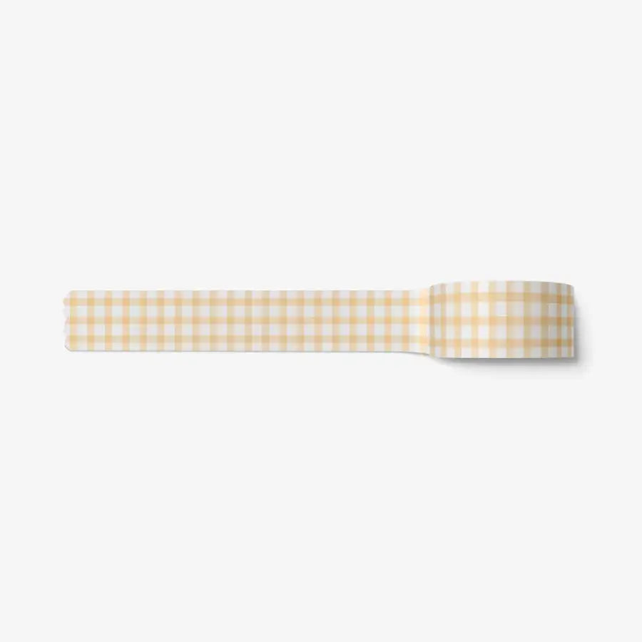 studioAM - Yellow Check Masking Tape - Marpple Shop - Masking Tape - Harumio
