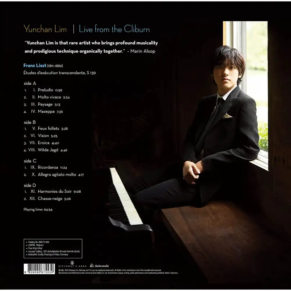 Lim Yun-chan - Live from The Cliburn - Liszt: Transcendental Etudes (2 LP) - Lim Yun-chan - Album - Harumio