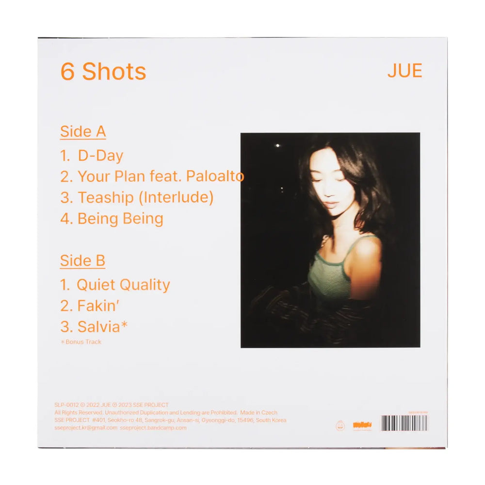 JUE - 6 Shots : Limited Edition (LP) - SSE PROJECT - Album - Harumio JUE - 6 Shots : Limited Edition (LP) - SSE PROJECT - Album - Harumio
