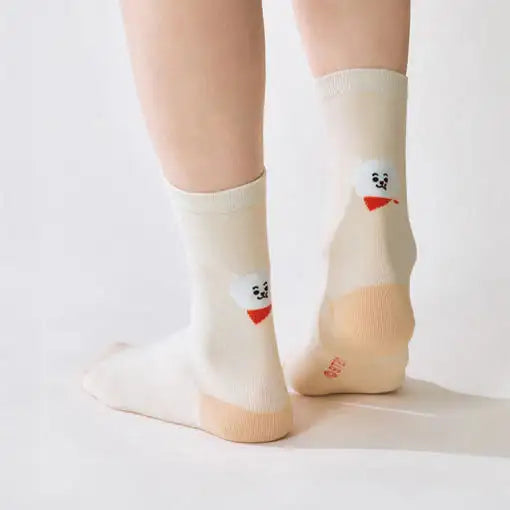 BT21 - RJ Basic Jacquard Socks - BT21 - Socks - Harumio BT21 - RJ Basic Jacquard Socks - BT21 - Socks - Harumio