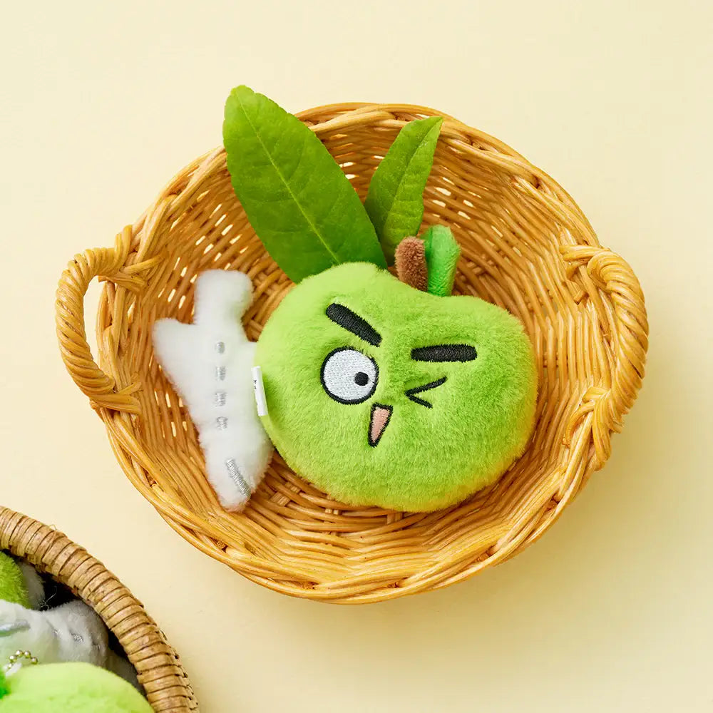 After School Lessons For Unripe Apples - Apple Plush Keyring - Webtoon Friends - Keyring - Harumio After School Lessons For Unripe Apples - Apple Plush Keyring - Webtoon Friends - Keyring - Harumio