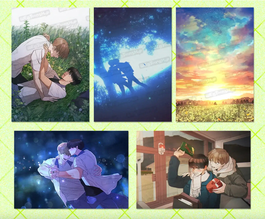 Spinach Bouquet - Postcard Set - Webtoon Shop - Postcard - Harumio