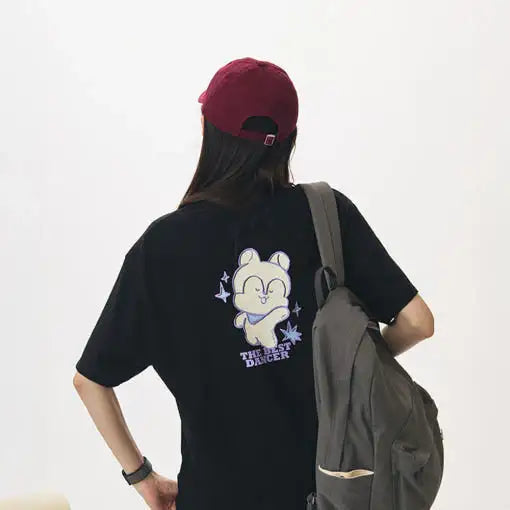 BT21 - MANG The Best Dancer Basic Short Sleeve T-Shirt - BT21 - T-Shirt - Harumio