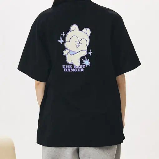 BT21 - MANG The Best Dancer Basic Short Sleeve T-Shirt - BT21 - T-Shirt - Harumio