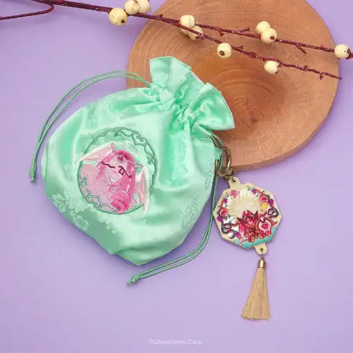 Cookie Run - Kingdom Paradise of Passion and Sloth Pouch & Keychain Set - Cookie Run - Pouch - Harumio