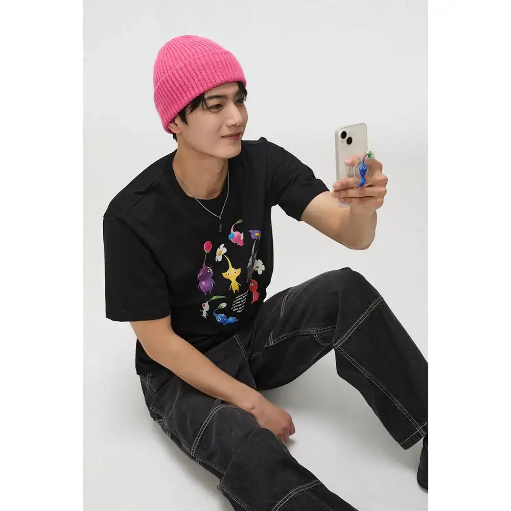 SPAO x PIKMIN - The Group Short Sleeve T-Shirt - SPAO - T-Shirt - Harumio SPAO x PIKMIN - The Group Short Sleeve T-Shirt - SPAO - T-Shirt - Harumio