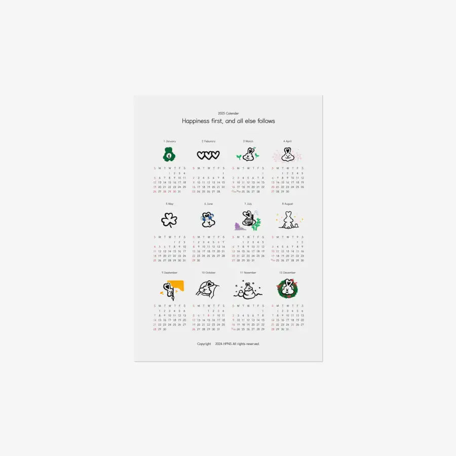 HPNS - Clovit 12 Months Paper Poster - Marpple Shop - Poster - Harumio HPNS - Clovit 12 Months Paper Poster - Marpple Shop - Poster - Harumio