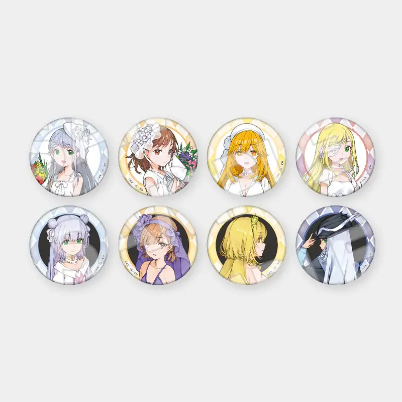 A Certain Magical Index x ANIPLUS - 20th Anniversary Trading Can Badge Ver. C - ANIPLUS - Can Badge - Harumio