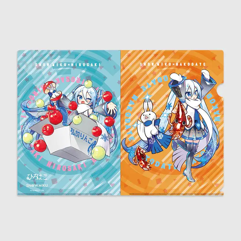 Yuki Miku x Hirohiko x ANIPLUS - Clear File Hirohako Art by NEGI - ANIPLUS - Clear File - Harumio