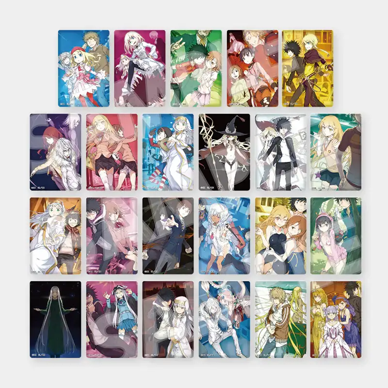 A Certain Magical Index x ANIPLUS - 20th Anniversary Trading Square Can Badge Ver. Dengeki Bunko Cover Illustration - ANIPLUS - Can Badge - Harumio