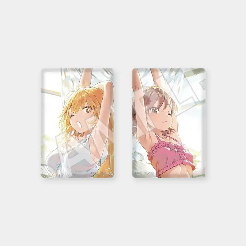 A Certain Magical Index x ANIPLUS - 20th Anniversary Square Can Badge Set Ver. Morning - ANIPLUS - Can Badge - Harumio