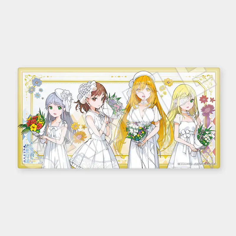 A Certain Magical Index x ANIPLUS - 20th Anniversary Desk Mat Ver. White Dress - ANIPLUS - Desk Mat - Harumio