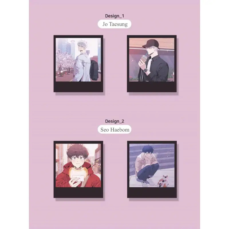 Cherry Blossoms After Winter - Polaroid Set - Webtoon Shop - Polaroids - Harumio